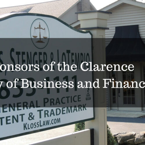 Proud Sponsors of Clarence Academy of Business and Finance