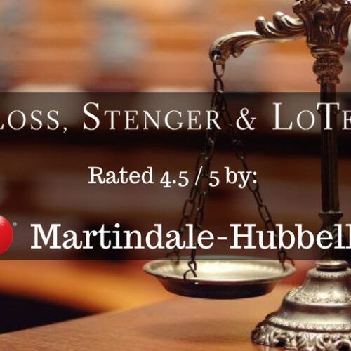 Kloss Stenger And LoTempio Rated 4.5 / 5 at Martindale-Hubbell