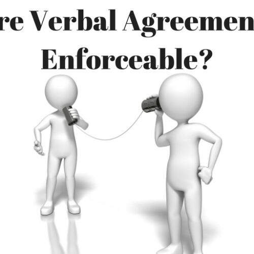 Are Verbal Agreements Enforceable?