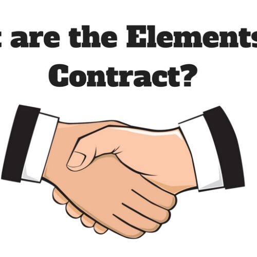 What are the Elements of a Contract?